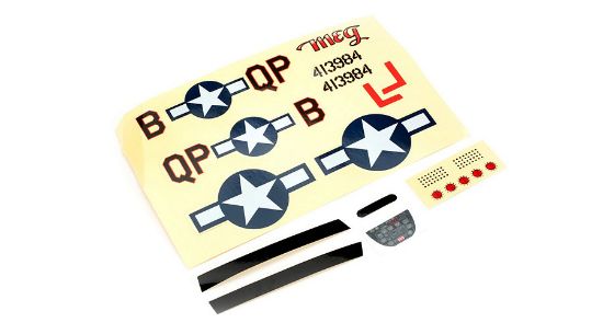 Picture of ParkZone PKZU2402 Decal Sheet: UM P-51D Mustang w/AS3X