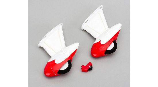 Picture of E-flite EFLU4555 Landing Gear and Tail Wheel Set: UMX Gee Bee R2