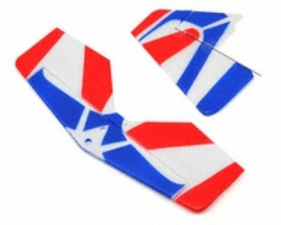 Picture of E-Flite EFLU5025 Tail Set w/ Accessories: UMX Yak 54 180