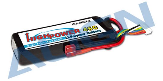 Picture of Align HBP14501 6S1P 22.2V 1450mAh/45C