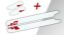 Picture of Spinblades 123202685 685mm Symmetrical Red Tip + Free tail blade