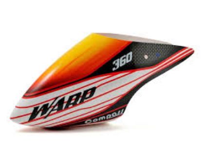 Picture of CM10-6000S Warp 360 White Striped Canopy