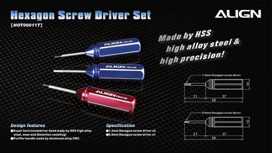 Picture of Align HOT00011 Hexagon Screw Driver Set