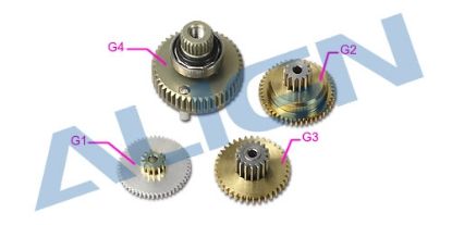 Picture of HSP75001 BL750H Servo Gear Set