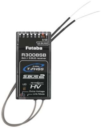 Picture of Futaba R3008SB 2.4GHz FHSS Telemetry Receiver 10J
