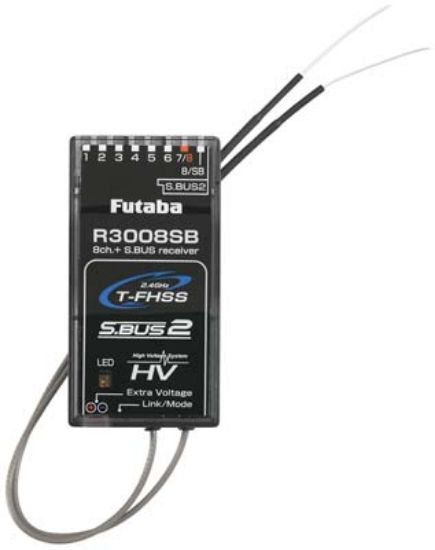 Picture of Futaba R3008SB 2.4GHz FHSS Telemetry Receiver 10J