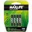 Picture of Maxlife BATAAA-A4 Alkaline AAA Batteries 4 Pack