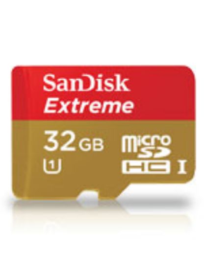 Picture of SanDisk SDSDQXL-032G Extreme 32GB Micro SDXC Card