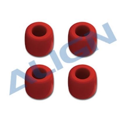Picture of H80F002XRT 800E Aerial Photography Landing Gear Assembly / Skid nut - Red