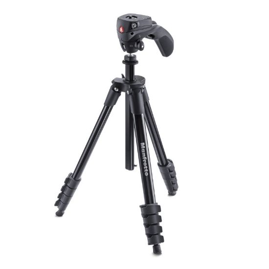 Picture of MANFROTTO COMPACT ACTION TRIPOD BLACK