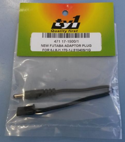 Picture of TY1 17-1500/1 Futaba Adaptor Plug for 6,8,10J and 14SG