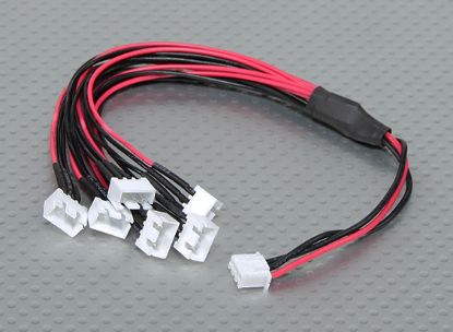 Picture of JST-XH Parallel Balance Lead 2S 250mm (6xJST-XH)