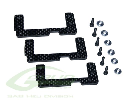 Picture of SAB H0308-S - Carbon Fiber Servo Mount - Goblin 570