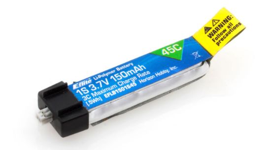 Picture of E-Flite EFLB1501S45 150mAh 1S 3.7V 45C LiPo Battery