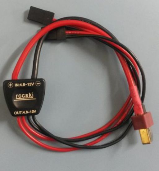 Picture of Rccskj TD4108-Deans 4.8-13v 15A Dual Output High Current Adaptor