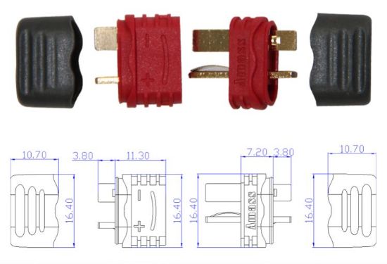 Picture of Deans Amass TPD95 Connector With Housing