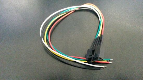 Picture of Molex 015000090 5 Pin Cable Female Connector with 230mm x 26AWG 