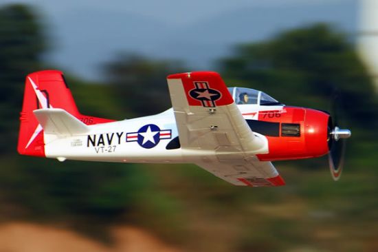 Picture of FMS 1.4M T-28 Trojan Brushless Warbird V2 PNP