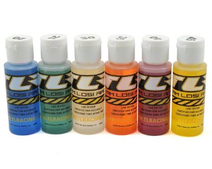 Picture of TLR  TLR74020 Shock Oil Six Pack (20,25,30,35,40,45wt) 60mL