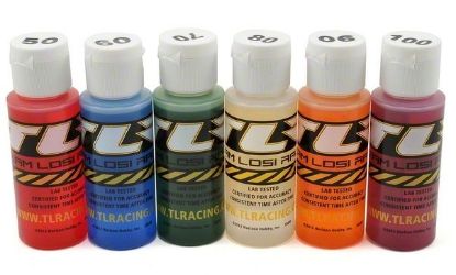 Picture of TLR  TLR74021 Shock Oil Six Pack (50,60,70,80,90,100wt) 60mL