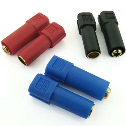 Picture of XT150 Connectors w/ 6mm Gold Connectors - Red, Blue & Black