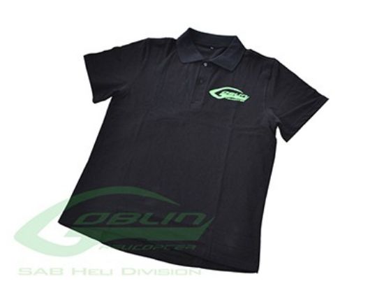 Picture of HM027-L SAB HELI DIVISION Black Polo - Size L
