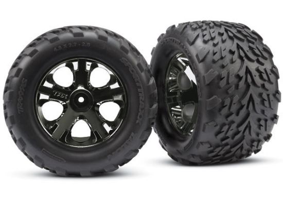 Picture of Traxxas 3669A - Tires & wheels, (2.8\") (All-Star, Black)
