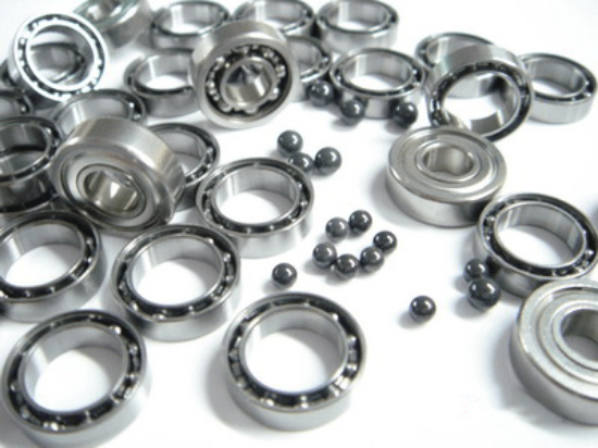 Picture of Front and Back Metal Bearing Set for .21 Race Motor