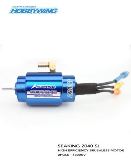 Picture of Hobbywing 90070000 SEAKING 2040 12T SL Motor (4800kv)