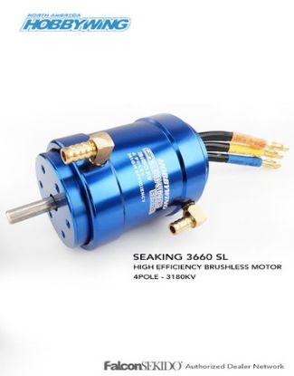 Picture of Hobbywing 90070030 SEAKING 3660 SL Motor (3180kv)