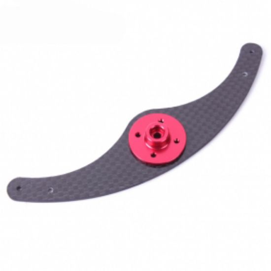 Picture of C13-SP03-F 130mm Carbon Fiber Double Servo Horn with 25T Futaba