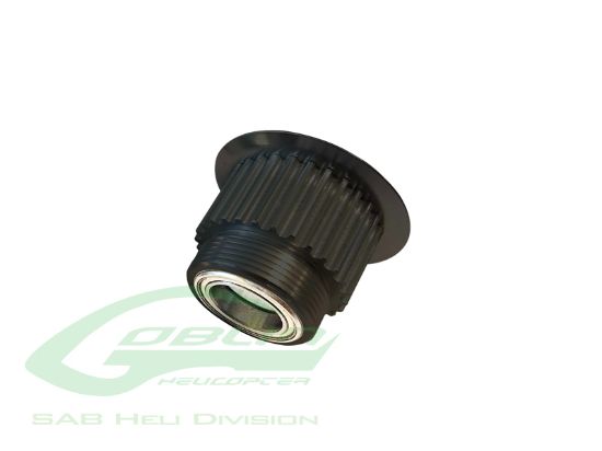 Picture of SAB H0675BL-26-S - Aluminum Engine Pulley 26T - Goblin Black Nit