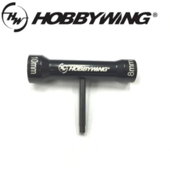 Picture of Hobbywing 30800005 Multi-Purpose T-Socket Wrench (8mm/10mm)