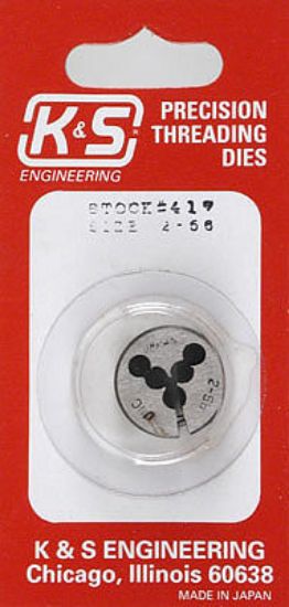 Picture of K&S Engineering 11-417 2-56 Threading Die