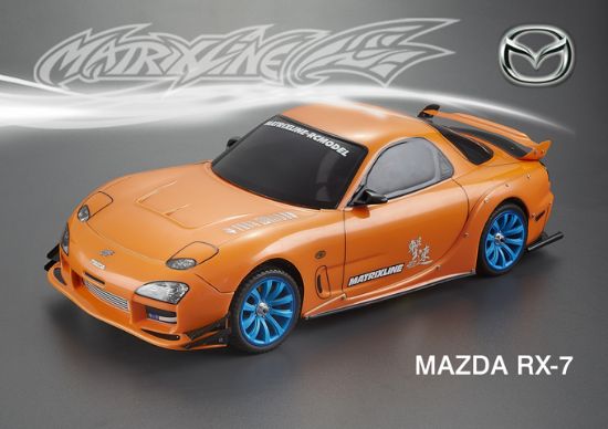 Picture of Matrixline PC-201404E-1 1/10  Mazda RX7 Body Shell