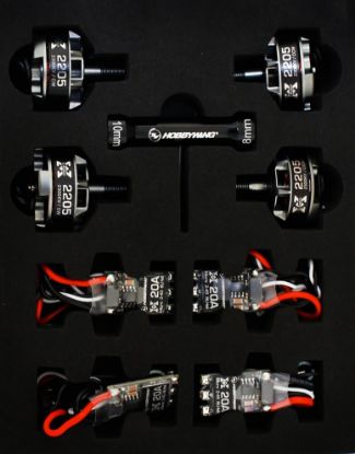 Picture of Hobbywing 38040002 FPV PWR System-C  XR-35A Micro ESC/ 2205-1800