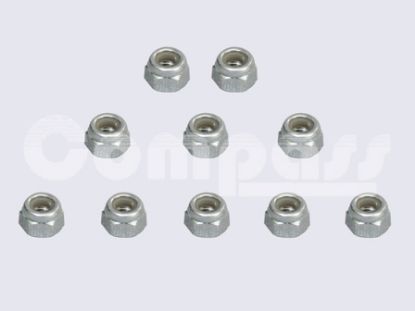 Picture of KUZA KAG02604 Stainless Steel Nylon/Nyloc nut M4