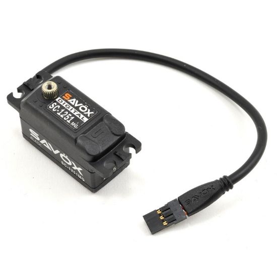 Picture of Savox SC-1251MG Black Digital Low Profile Servo 9Kg
