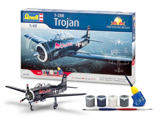 Picture of REVELL RV05726 T-28 Trojan Flying Bulls gift set