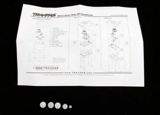 Picture of Traxxas 2064 - Gear set (for 2065 waterproof sub-micro servo)
