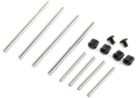 Picture of Traxxas 7533 - Suspension pin set, complete (front & rear) / har