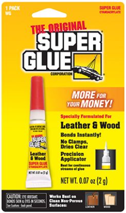 Picture of ZAP WG12 Leather & Wood Super Glue