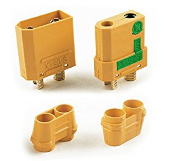 Picture of Amass Anti Spark Connector Male/Female XT90-S