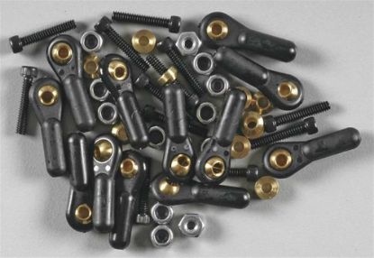 Picture of Du-Bro 900 Heavy-Duty Ball Links 4-40 w/Hardware Black (12)