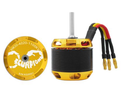 Picture of Scorpion HKIII-4020-1100KV Motor w/5mm Shaft (1640W, 1100kV)