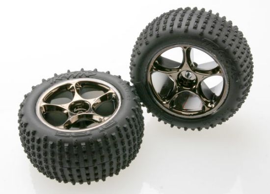 Picture of Traxxas 2470A - Tires & wheels, (Tracer 2.2" chrome)