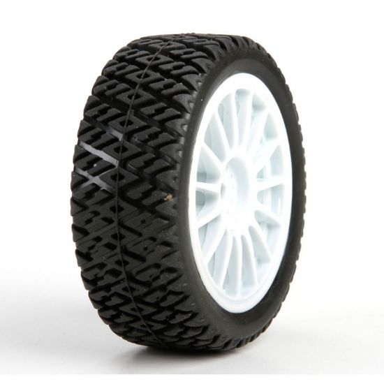 Picture of LOSI LOS41006 FF/RR Gravel Spec Tire,(2) Mounted: Mini Rally