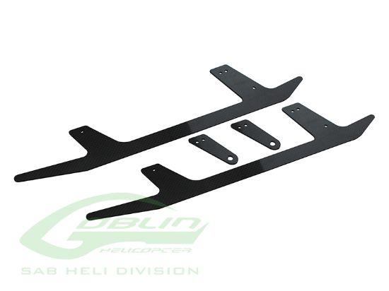 Picture of SAB H0697-S - Carbon Fiber Landing Gear - Goblin Black Thunder
