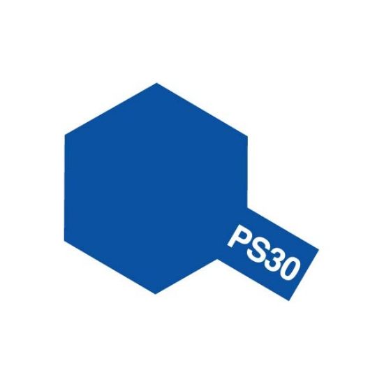 Picture of Tamiya PS-30 Polycarb Spray Paint (Brilliant Blue)