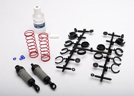 Picture of Traxxas 3760A Ultra Shocks (grey) (long) (complete w/ spring pre